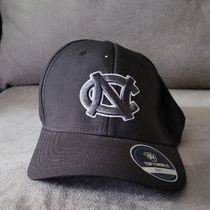 Top of the World Black Men's Baseball Cap with NC Logo